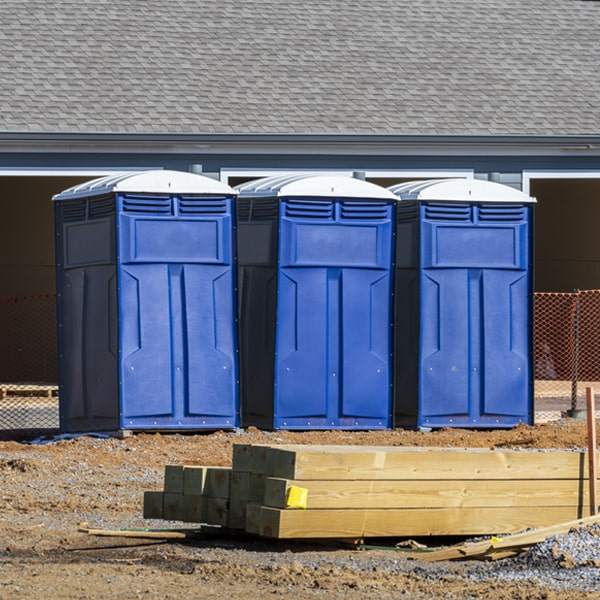 is there a specific order in which to place multiple portable restrooms in Isanti Minnesota